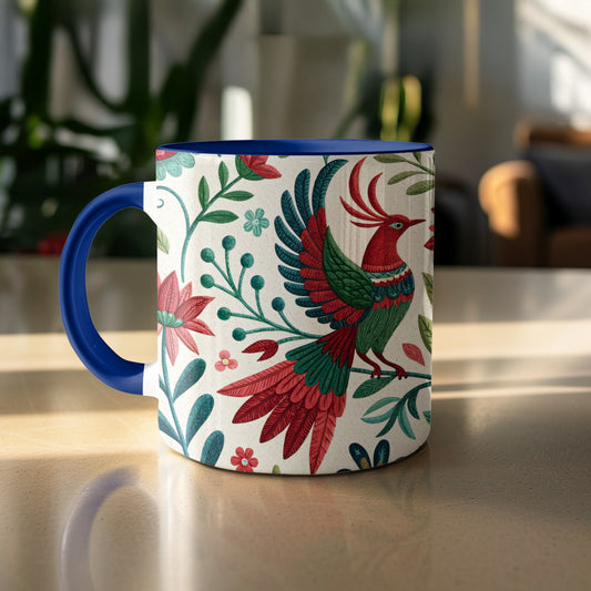 Beautiful parrot design decorative mug product type