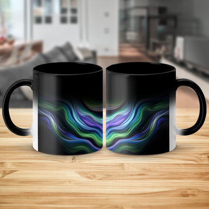 Abstract Swirl Pattern Mug Perfect for Coffee Product