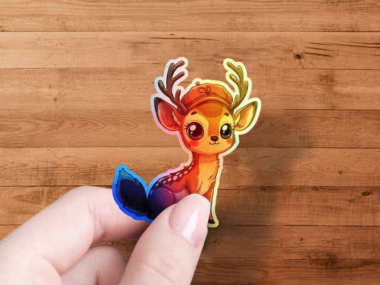 Adorable Colorful Deer Sticker for Kids Fun product type