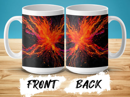 Vibrant Explosion Design Coffee Mug product
