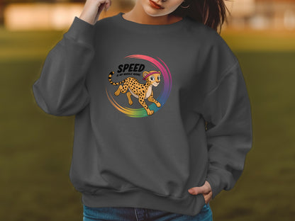 Speed My Middle Name Grey Sweatshirt product type
