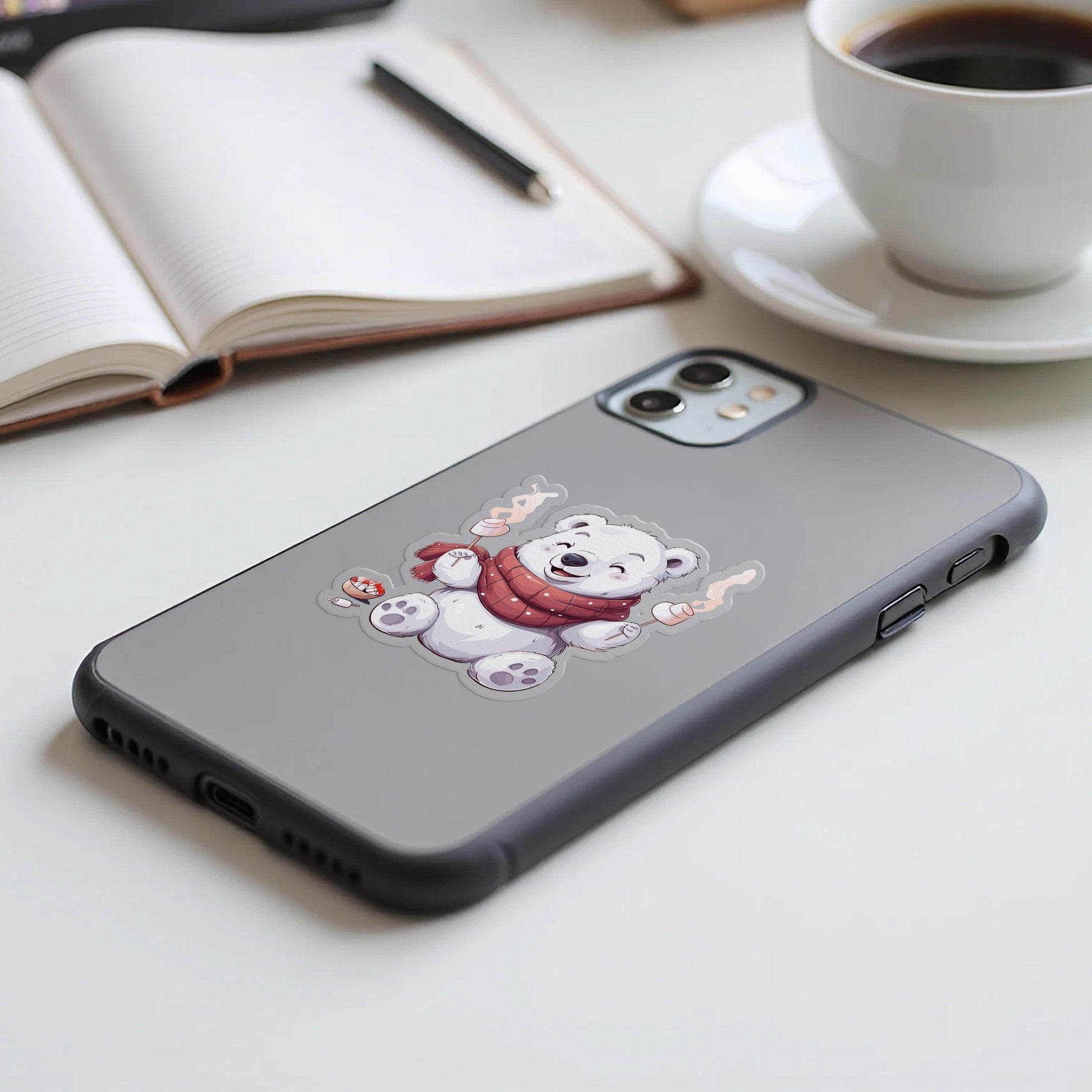 Adorable Polar Bear iPhone Case Cute Kids Phone product