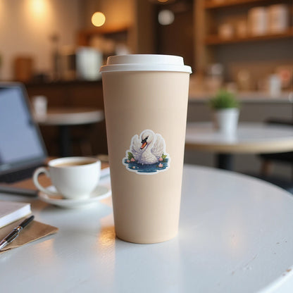 Elegant Swan Design Tumbler Perfect for Daily Use product type